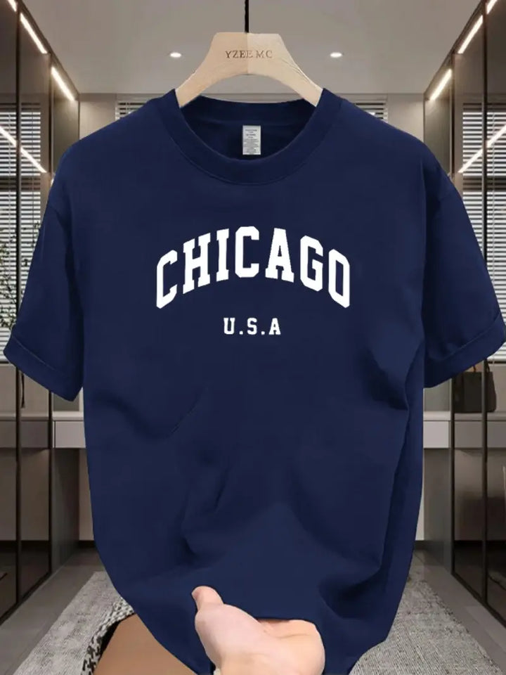 Chicago-Inspired Unisex T-Shirt - Casual & Comfortable
