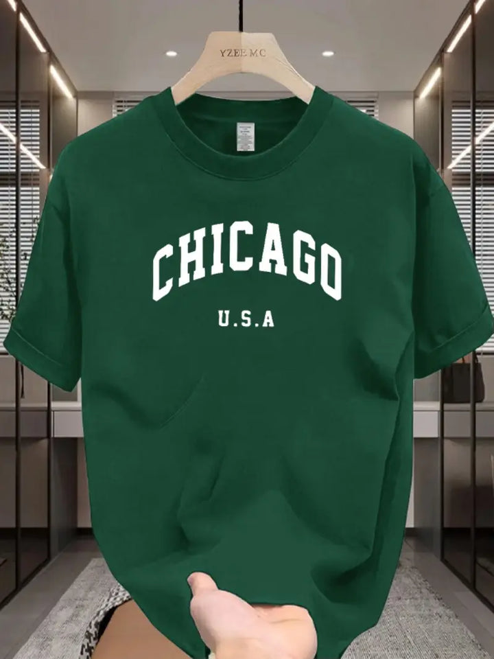 Chicago-Inspired Unisex T-Shirt - Casual & Comfortable