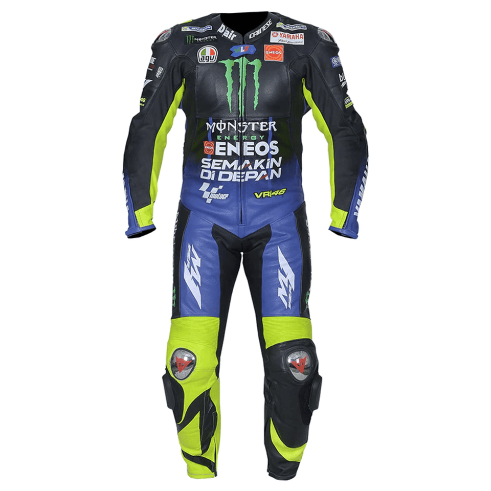 ROSSI YAMAHA SEMAKIN DIDEPAN MOTOGP MODEL MOTORBIKE LEATHER RACING SUIT