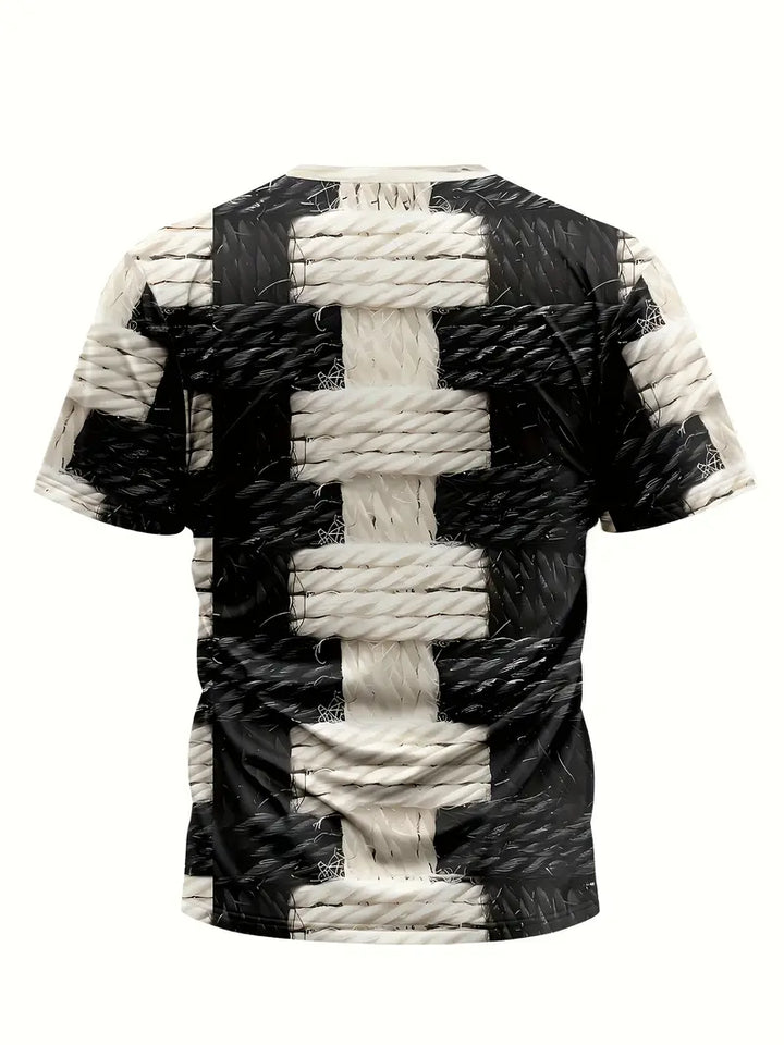 Unisex Cool 3D Digital Print T-Shirt, Summer Fashion Casual Breathable