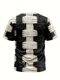 Unisex Cool 3D Digital Print T-Shirt, Summer Fashion Casual Breathable