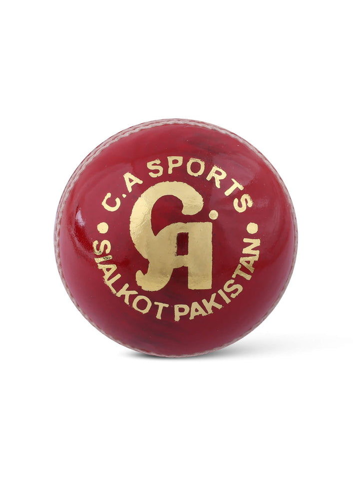 LEATHER HARD BALL ATTACK RED || Premium Cricket Hard Ball for Professionals