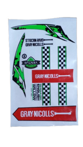 GRAY NICOLAS Cricket Bat Embossed Stickers – Pro-Grade Designs for Champions ||  Elevate Your Cricket Gear || Play Like a Pro