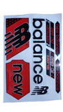 NB BALANCE Cricket Bat Embossed Stickers – Pro-Grade Designs for Champions ||  Elevate Your Cricket Gear || Play Like a Pro