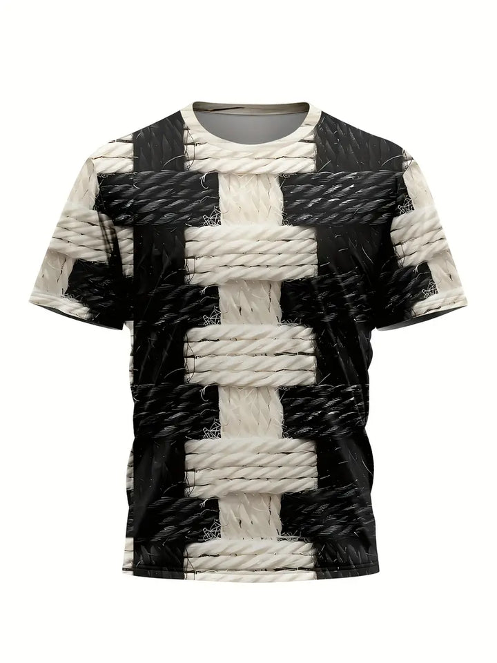 Unisex Cool 3D Digital Print T-Shirt, Summer Fashion Casual Breathable