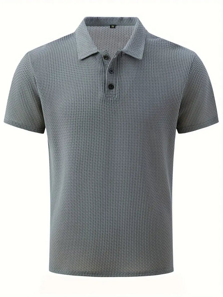 Simple Style Unisex Lapel Short Sleeve Simple Trendy T-Shirt