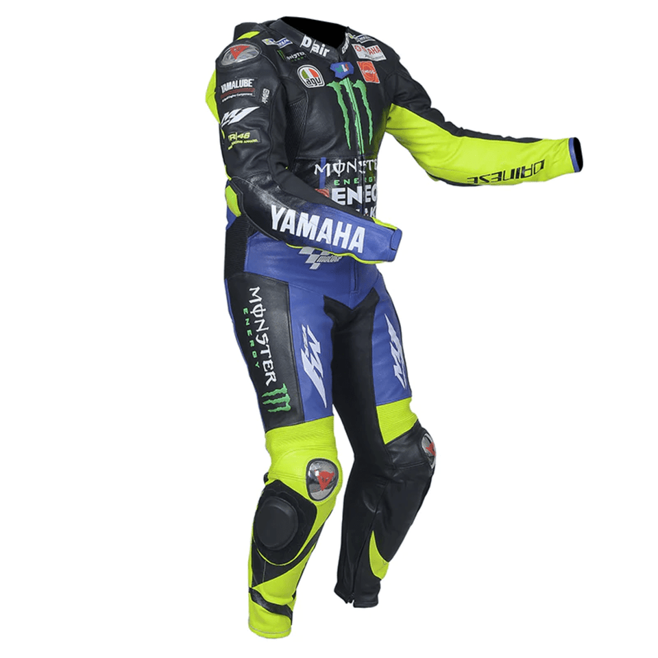 ROSSI YAMAHA SEMAKIN DIDEPAN MOTOGP MODEL MOTORBIKE LEATHER RACING SUIT