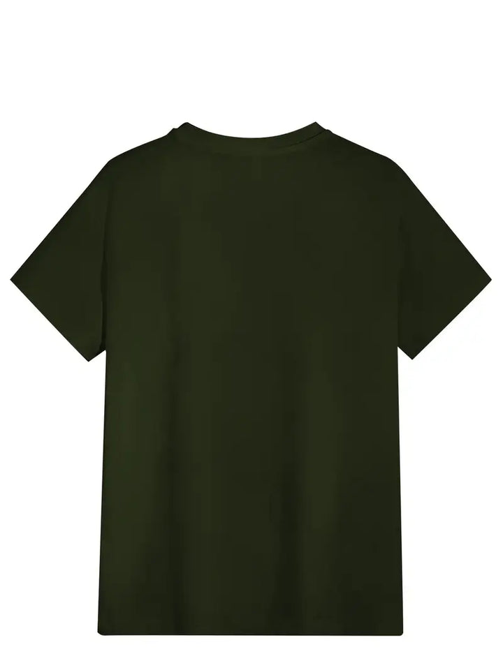 Unisex Casual "GOD FIRST" Graphic Short Sleeve T-Shirt