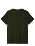 Unisex Casual "GOD FIRST" Graphic Short Sleeve T-Shirt