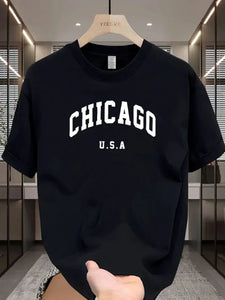 Chicago-Inspired Unisex T-Shirt - Casual & Comfortable
