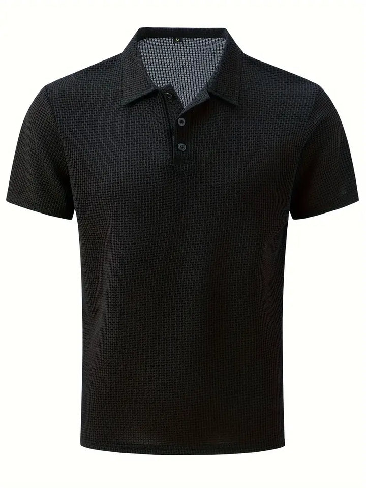 Simple Style Unisex Lapel Short Sleeve Simple Trendy T-Shirt