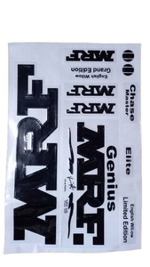 MRF Cricket Bat Embossed Stickers – Pro-Grade Designs for Champions ||  Elevate Your Cricket Gear || Play Like a Pro