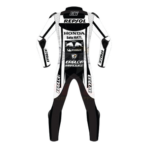Marc Marquez  Repsol MotoGP Suit Black Motorbike Motorcycle Real Leather biking Suit || Honda Repsol 2022 Winter Test Leather Suit