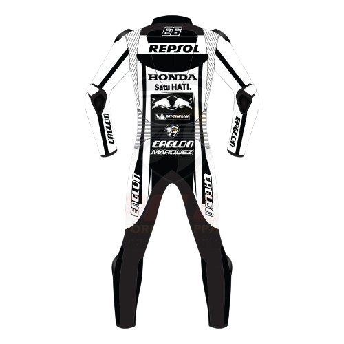 Marc Marquez  Repsol MotoGP Suit Black Motorbike Motorcycle Real Leather biking Suit || Honda Repsol 2022 Winter Test Leather Suit