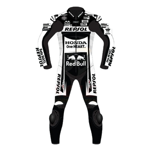 Marc Marquez  Repsol MotoGP Suit Black Motorbike Motorcycle Real Leather biking Suit || Honda Repsol 2022 Winter Test Leather Suit