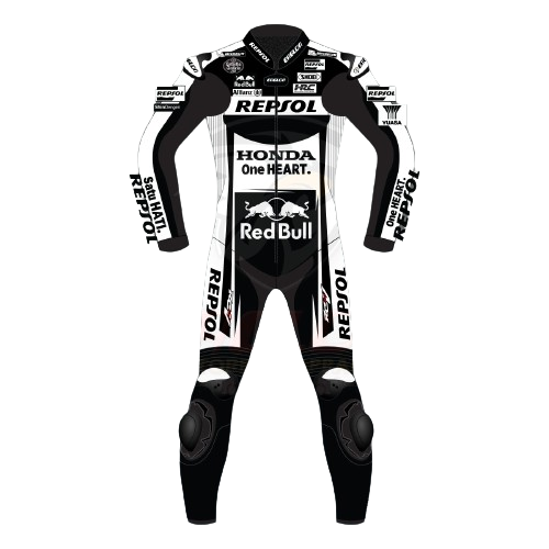 Marc Marquez  Repsol MotoGP Suit Black Motorbike Motorcycle Real Leather biking Suit || Honda Repsol 2022 Winter Test Leather Suit