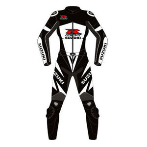 MEN'S SUZUKI GSXR LEATHER MOTORBIKE SUIT || SPORTS BIKERS SUITS
