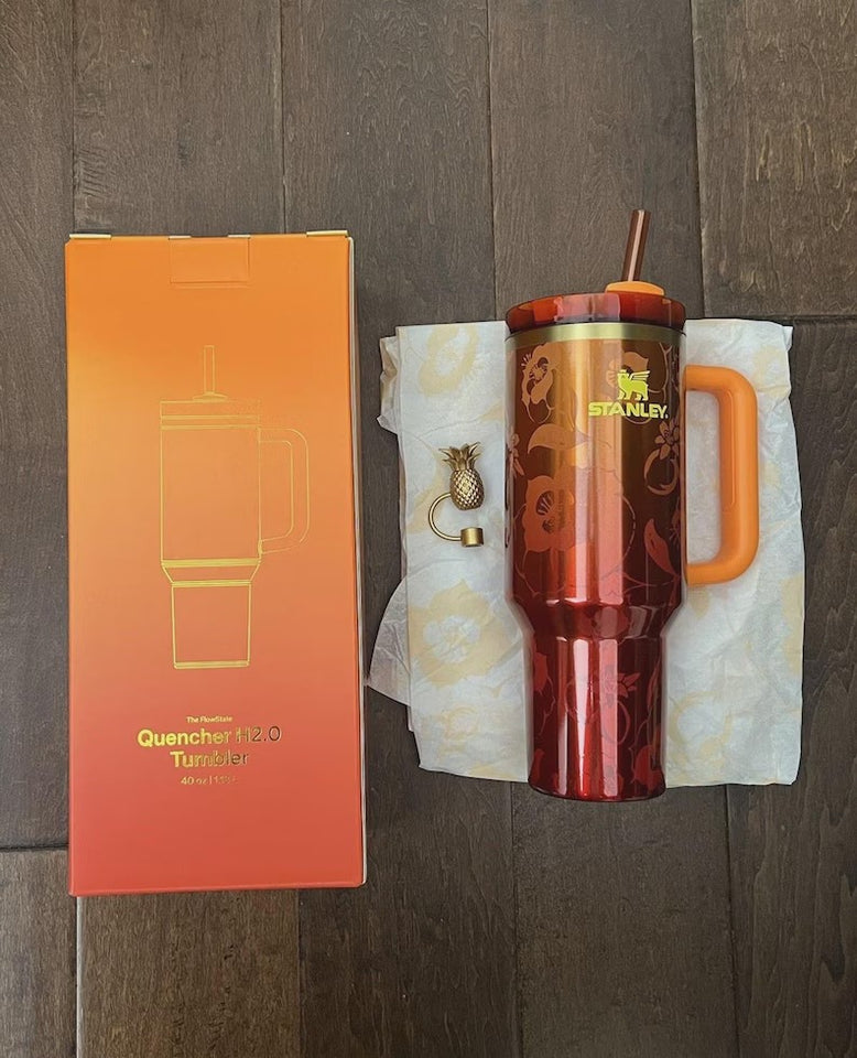 The Stanley 1913 x KAROL G 40 oz Quencher H2.O Flow State Tumbler