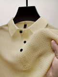 Simple Style Unisex Lapel Short Sleeve Simple Trendy T-Shirt