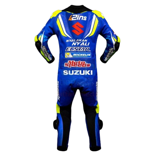 ALEX RINS SUZUKI SUIT MOTOGP 2018 || LEATHER COWHIDE RACING SUIT
