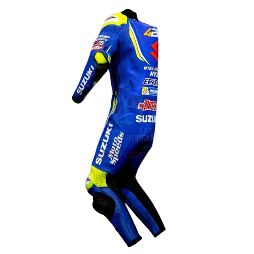 ALEX RINS SUZUKI SUIT MOTOGP 2018 || LEATHER COWHIDE RACING SUIT