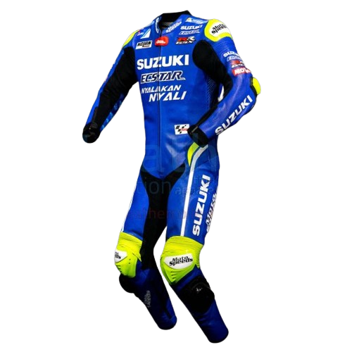 ALEX RINS SUZUKI SUIT MOTOGP 2018 || LEATHER COWHIDE RACING SUIT