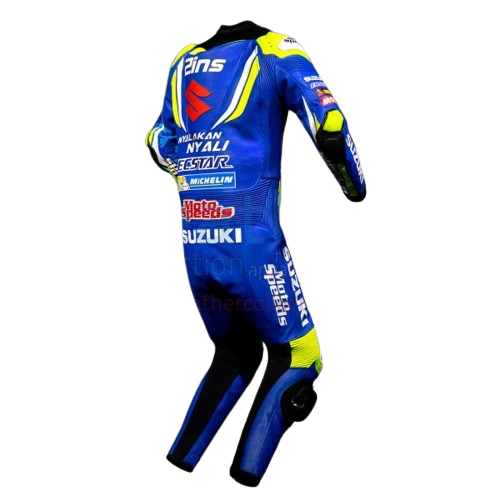 ALEX RINS SUZUKI SUIT MOTOGP 2018 || LEATHER COWHIDE RACING SUIT
