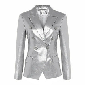 Women's Leather Suit Leather Jacket Coat