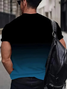 Men's Casual Crew Neck T-Shirt, 2024