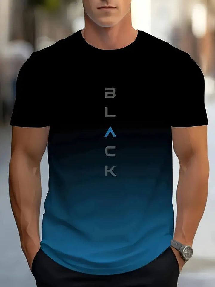 Men's Casual Crew Neck T-Shirt, 2024