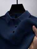 Simple Style Unisex Lapel Short Sleeve Simple Trendy T-Shirt