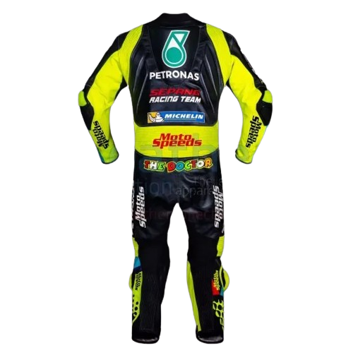 ROSSI SUIT FOR MOTORCYCLE RIDING YAMAHA PETRONAS MOTOGP 2021.