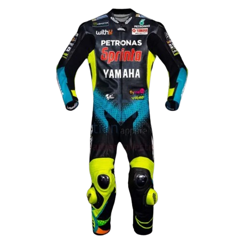 ROSSI SUIT FOR MOTORCYCLE RIDING YAMAHA PETRONAS MOTOGP 2021.