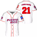 Puerto Rico Baseball Jersey Shirt || Puerto Rico Jersey