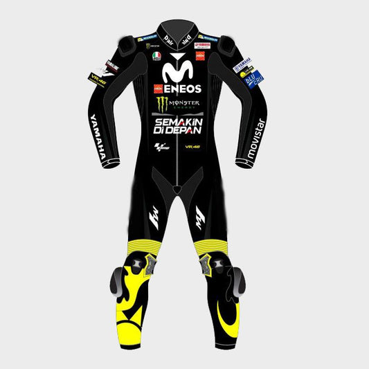 Valentino Rossi Movistar Yamaha 2018 Leather Motor Bike Suit