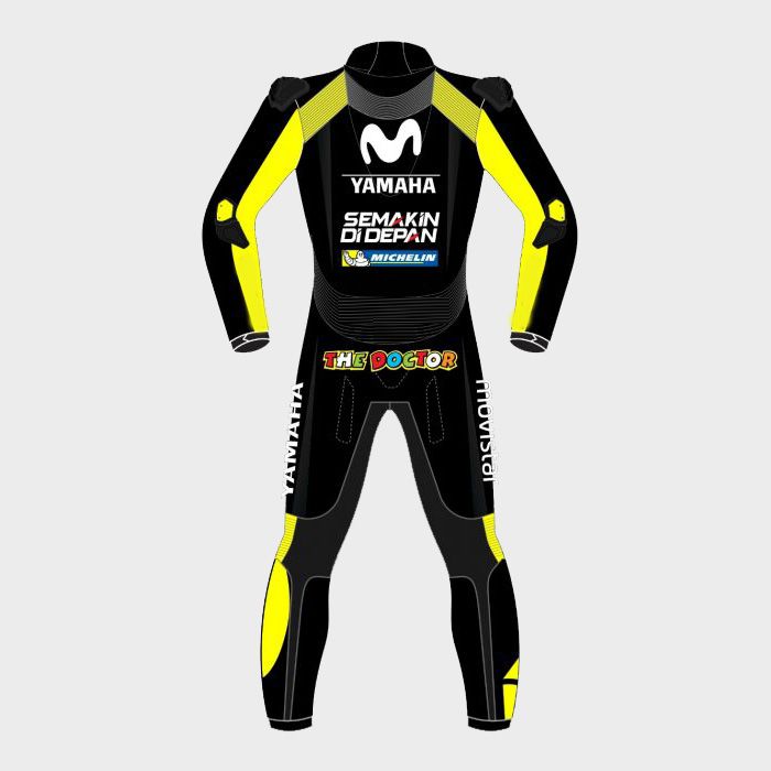 Valentino Rossi Movistar Yamaha 2018 Leather Motor Bike Suit
